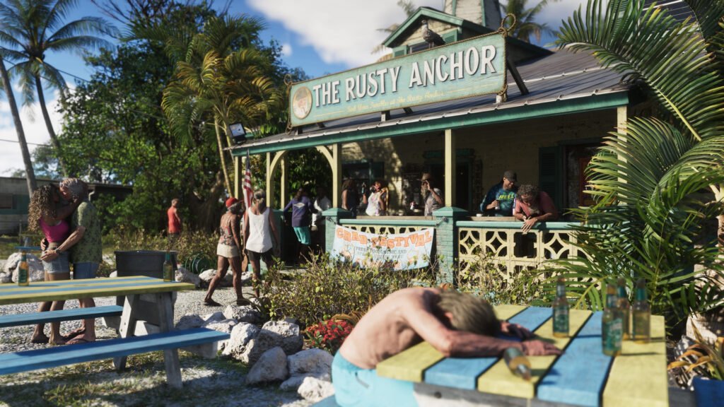 The Rusty Anchor bar in the Key Lento district in Leonida Keys GTA 6